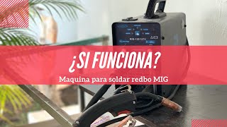 Redbo MIG 120  la soldadora de microalambre más económica que funciona [upl. by Hakaber]