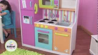 Wooden Deluxe Big amp Bright Kitchen  Item 53100 [upl. by Itsur]