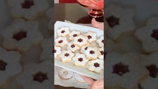 Linzer cookies ❤️recipe available on my channel cookies linzer [upl. by Areis488]