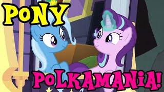 PONY POLKAMANIA Weird Al PMV CC [upl. by Auqenet]