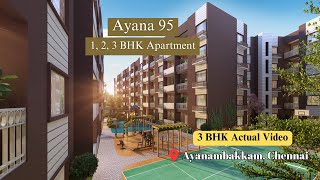 Ayana 95  1 2 3 BHK Apartment  at Ayanambakkam Chennai  Site Visit Call 📞91 7550098989 [upl. by Haleemak]