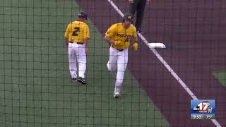 Mizzou baseball run rules Lindenwood in final midweek game [upl. by Rramahs]