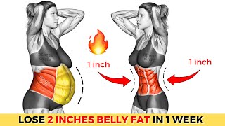 Best Exercise To LOSE 2 INCHES OFF WAIST  Do This STANDING 30Min and Say Goodbye to Belly Fat [upl. by Hukill]