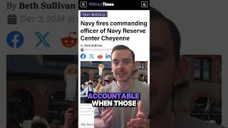 Navy fires commanding officer of Navy Reserve Center Cheyenne [upl. by Tumer]