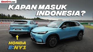 Cobain Honda HRV Listrik Langsung Di Markasnya  GridOto [upl. by Iccir]