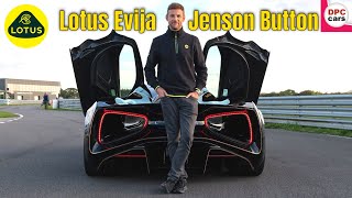 Lotus Evija All Electric Hypercar With Jenson Button [upl. by Vitia]