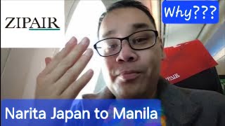 ZIPAIR ZG95 Tokyo To Manila Review A bit disappointed [upl. by Gilbertine]