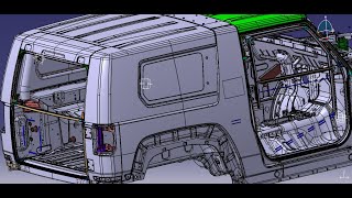 Mercedes G63 style carindustrial 3D model machineworldnet P849 [upl. by Ennairek92]