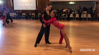 Andrey Gusev  Vera Bondareva RUS  Rumba  WDSF World Open Latin  SOCH 2017 [upl. by Aehsal821]