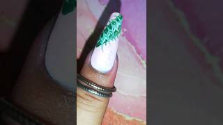 Green marble nails nailcolour shortsvideo easynailartdesignsforbeginners [upl. by Salmon]