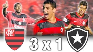 Flamengo 3 x 1 Botafogo  Brasileiro 2005  Melhores Momentos [upl. by Eycal493]