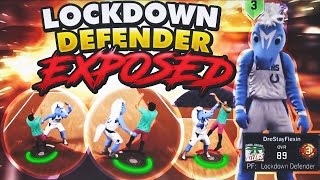 SHARPSHOOTER KILLS MASCOT LOCKDOWN DEFENDER  EXPOSED IN STAGE  DROPPED OFF NBA 2K17 MyPark [upl. by Oinotnas]