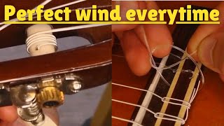 ClassicalFolk Guitar String Change the EASY way AND the TRADITIONAL way [upl. by Phillane122]