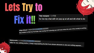 Lets Try to Fix  StreamElements Chat Not Showing 😱 [upl. by Screens]
