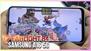 Samsung Galaxy A16 5G Farlight 84 Gaming test  Dimensity 6300  90Hz Display [upl. by Edualc136]