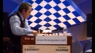 Kasparov Kramnik Match 15 World Chess Championship 2000 live [upl. by Southworth672]