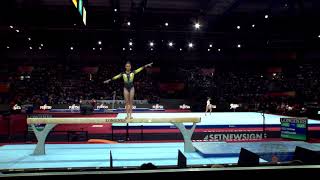 SCHERMANN Bianka HUN  2019 Artistic Worlds Stuttgart GER  Qualifications Balance Beam [upl. by Ttemme413]