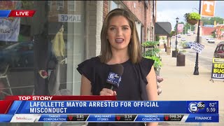 LaFollette mayor arrested for official misconduct [upl. by Farrell]