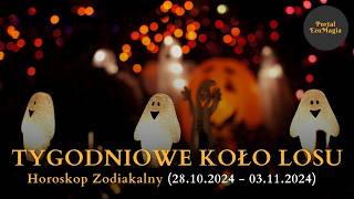 Tygodniowe Koło Losu 28102024  03112024 kartadnia horoskop [upl. by Ardnuhsed]