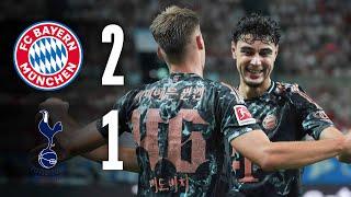 Thrilling battle in Seoul  FC Bayern vsTottenham Hotspur 21  Highlights 🇰🇷 [upl. by Juieta]