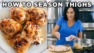 How to Season Chicken Thighs  Things to Know Before You Start Cooking [upl. by Ebonee]