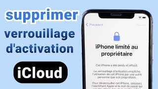 Comment contournersupprimer le verrouillage dactivation iCloud sans mot de passe [upl. by Haidebez722]