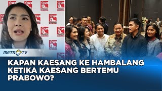 Berita Pemilu  Kapan Kaesang Ke Hambalang Ketika Kaesang Bertemu Prabowo [upl. by Dnomyar]