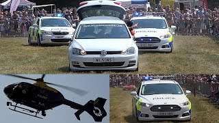 Kent Police Open Day 2018  Police dog chase and Helicopter [upl. by Akamaozu503]