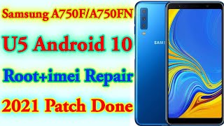 Samsung A750FA750FN U5 Android 10 imei Repair Done With Z3X 2021 Security Patch One Click Only Done [upl. by Acinehs279]