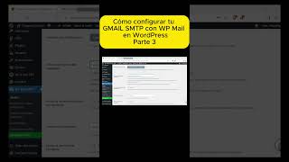 Configuración de Gmail SMTP en WordPress con WP Mail  2024  Video completo httpsbitly3wXjVJ3 [upl. by Netsyrk]