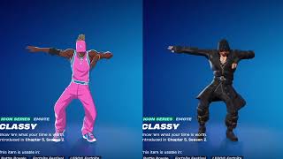 FORTNITE CLASSY EMOTE 1 HOUR DANCE [upl. by Isborne]