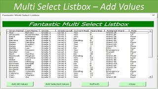 Fantastic Multi Select Listbox [upl. by Leilah]