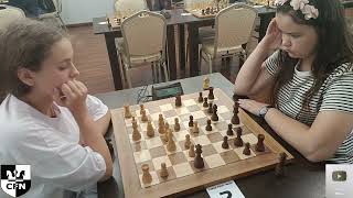 A Semenova 1483 vs I Rabinovich 1440 Chess Fight Night CFN Blitz [upl. by Care]