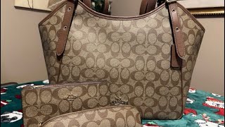 New Coach Meadow Shoulder Bag RevealHoliday Haul [upl. by Vanhomrigh680]