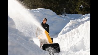 STIGA bensindrevne snøfresere  vinter [upl. by Nozicka]