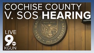 Court hearing on Cochise County Ariz refusal to certify election results [upl. by Fong]