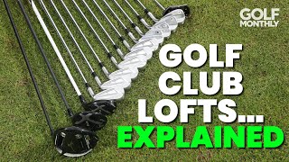 GOLF CLUB LOFTS EXPLAINED [upl. by Neeluj]