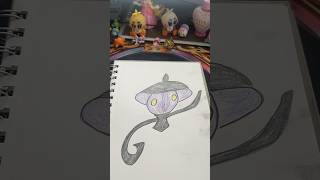 Lampent drawing Pokémon Halloween episode 131 [upl. by Marysa]