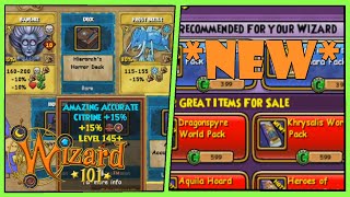 Wizard101 NEW Lemuria Khrysalis And Dragonspyre World Packs [upl. by Melva]