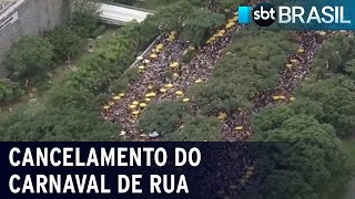 Prefeitura de São Paulo cancela carnaval de rua em 2022  SBT Brasil 060122 [upl. by Leamsi]