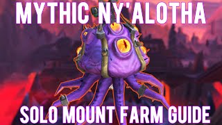 Mythic Nyalotha Solo Mount Farm Guide [upl. by Sreip]