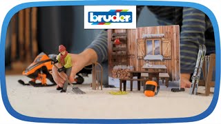 bworld Berghütte  63102  Bruder Spielwaren [upl. by Auqined]