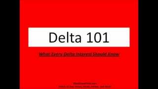 Delta 101 What Every Delta Interest Should Know [upl. by Olga]