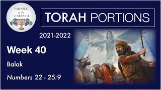 Torah Portions  Week 40  Balak Balaam amp The Talking Donkey  Numbers 22259 20212022 REPOST [upl. by Yasui]