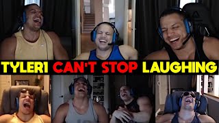 Tyler1 Dies From Laughter for 8 Minutes Straight [upl. by Elsa]