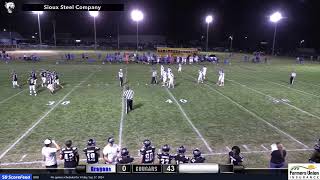 ViborgHurley Cougars v Garretson Blue Dragons FB [upl. by Meraree]