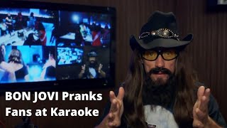 Bon Jovi pranks fans at karaoke [upl. by Dahij]