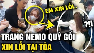 Trang Nemo quỳ gối XIN LỖI TẠI TÒA và phản ứng KIÊN QUYẾT của Lệ Khanh  Tin 3 Phút [upl. by Negam]