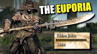 The Euporia BUFF Makes This Weapon A MONSTER  Euporia Twinblade Build  Elden Ring DLC [upl. by Eilrahs]