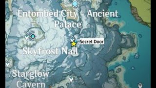 Dragonspine Secret Room Gate location  how to find Genshin Impact [upl. by Lothario]